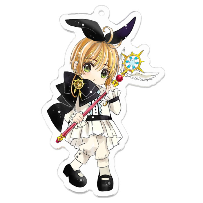 アクリルキーホルダー - 70 x 70 (mm)（さくら）