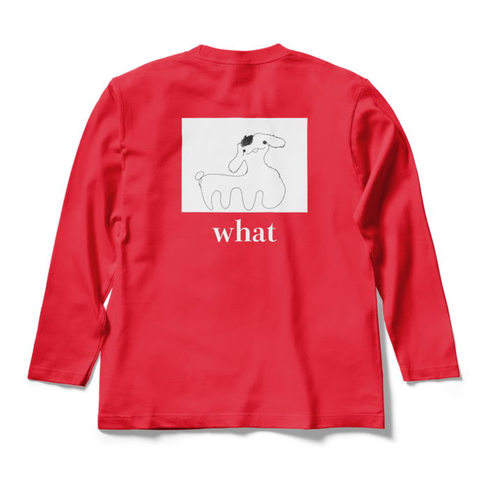 ロングスリーブTシャツ - M - レッド