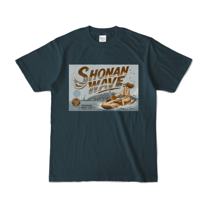 カラーTシャツ - S - デニム (濃色)