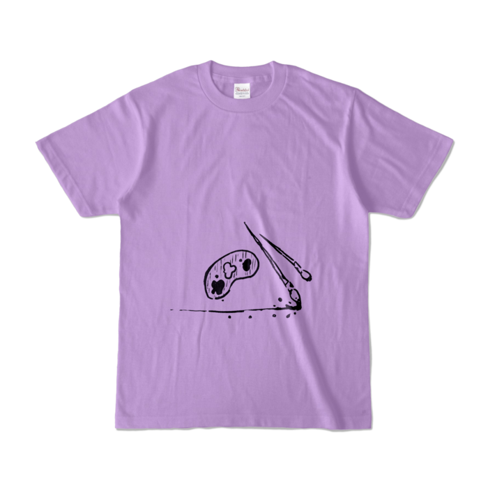 カラーTシャツ - S - ライトパープル (淡色)