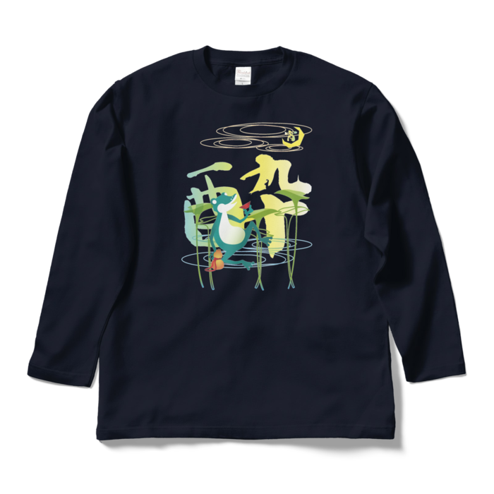 ロングスリーブTシャツ - L - ネイビー