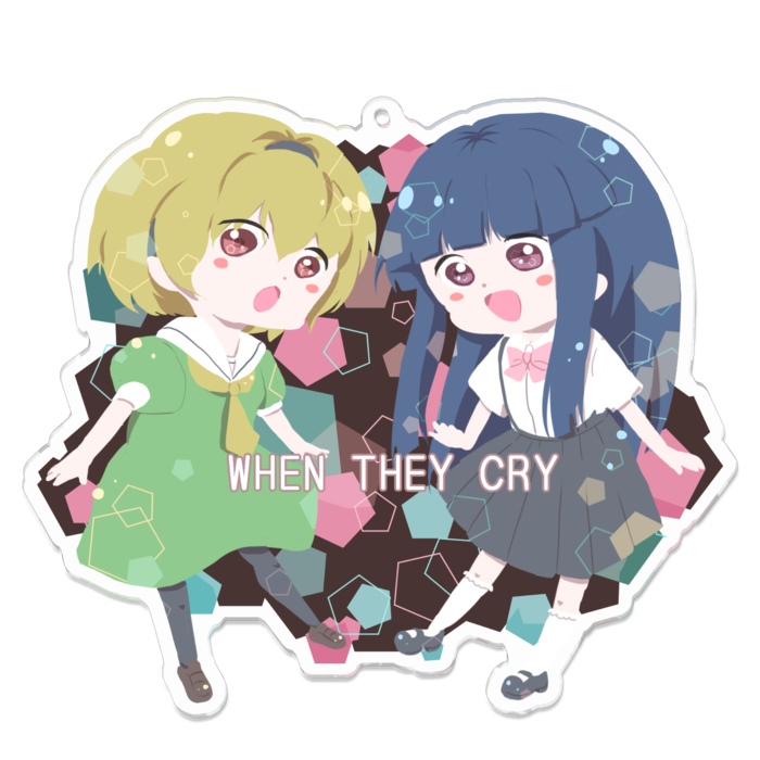 ひぐらし 沙都子 梨花アクキー 甘辛ビター Booth