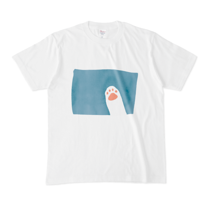 Tシャツ - M - 白猫