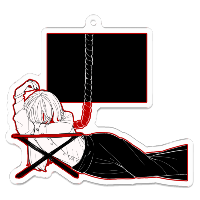 アクリルキーホルダー - 70 × 70mm
