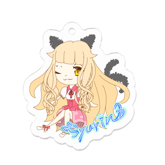 アクリルキーホルダー - 50 x 50 (mm)