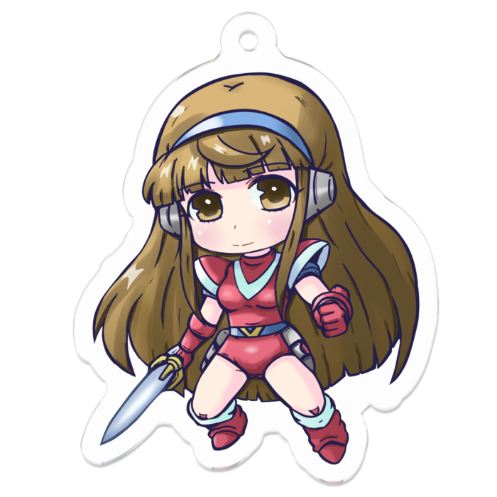 アクリルキーホルダー - 50 x 50 (mm)