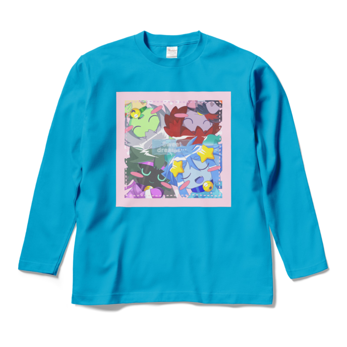 sweet dreams ロングスリーブTシャツ - M - ターコイズ