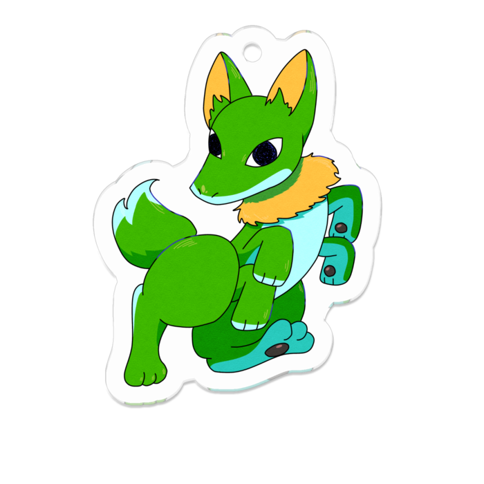 アクリルキーホルダー - 50 x 50 (mm)