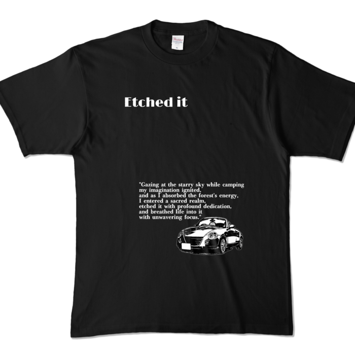 カラーTシャツ - XL - ブラック (濃色)
