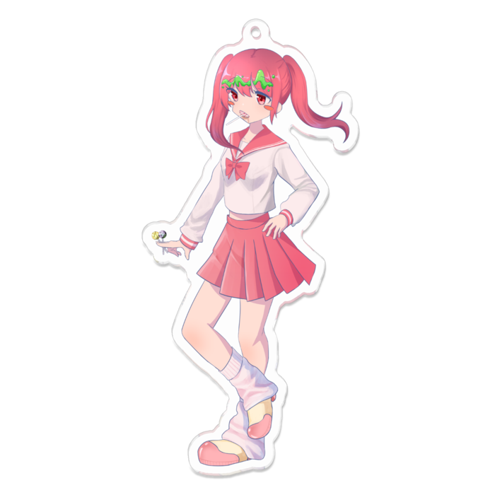 アクリルキーホルダー - 100 x 100 (mm)