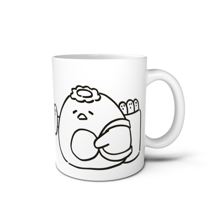 マグカップ - 直径 8 cm / 高さ 9.5 cm