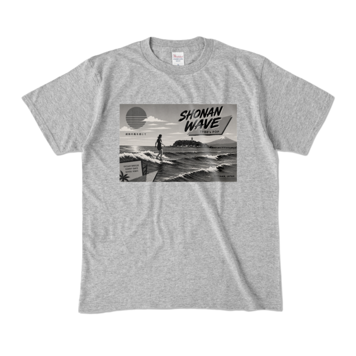 カラーTシャツ - M - 杢グレー (濃色)