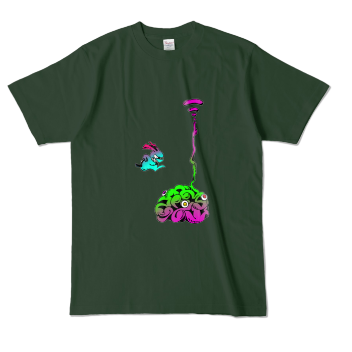 カラーTシャツ - L - フォレスト (濃色)(3)