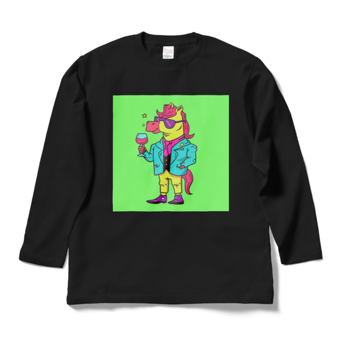 ロングスリーブTシャツ - L - ブラック