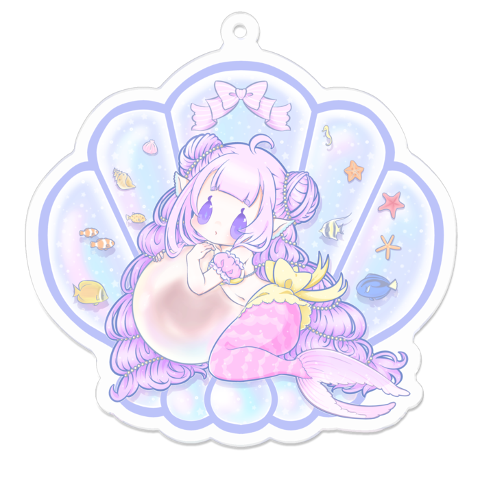 アクリルキーホルダー - 70 x 70 (mm)