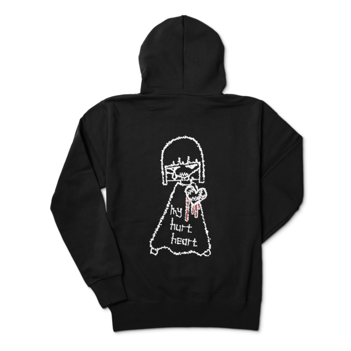 ジップパーカー - M - 背面