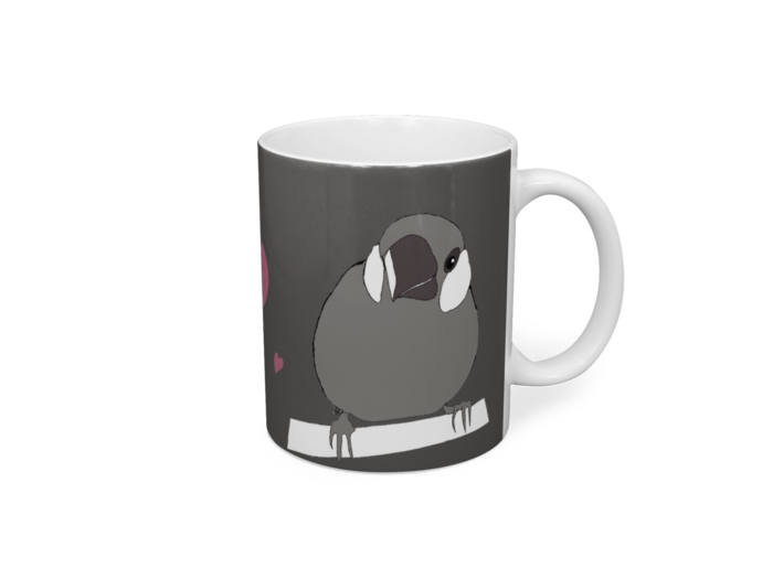 マグカップ - 直径 8 cm / 高さ 9.5 cm(黒)