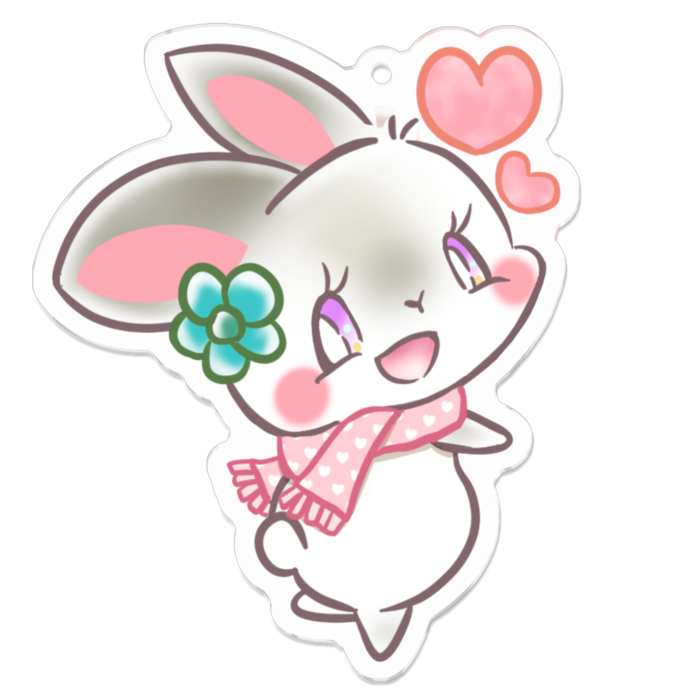 アクリルキーホルダー - 70 x 70 (mm)