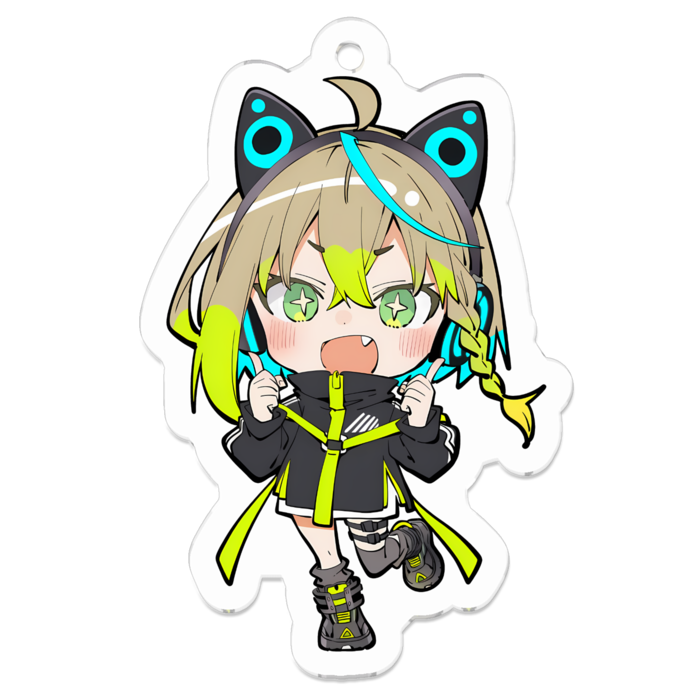 『ありか』アクリルキーホルダー（コーティング） - 50 × 50mm