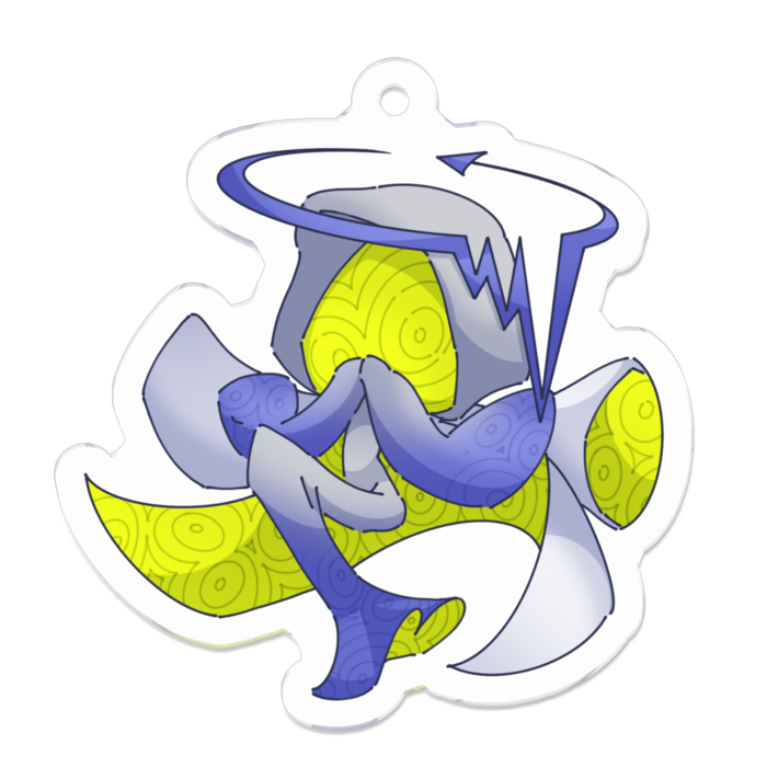 アクリルキーホルダー - 50 x 50 (mm)