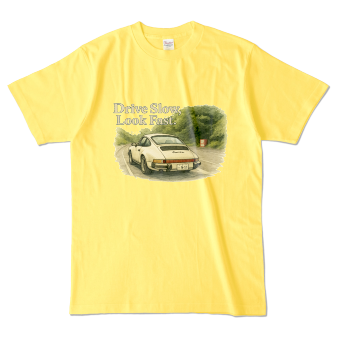 カラーTシャツ - L - イエロー (濃色)