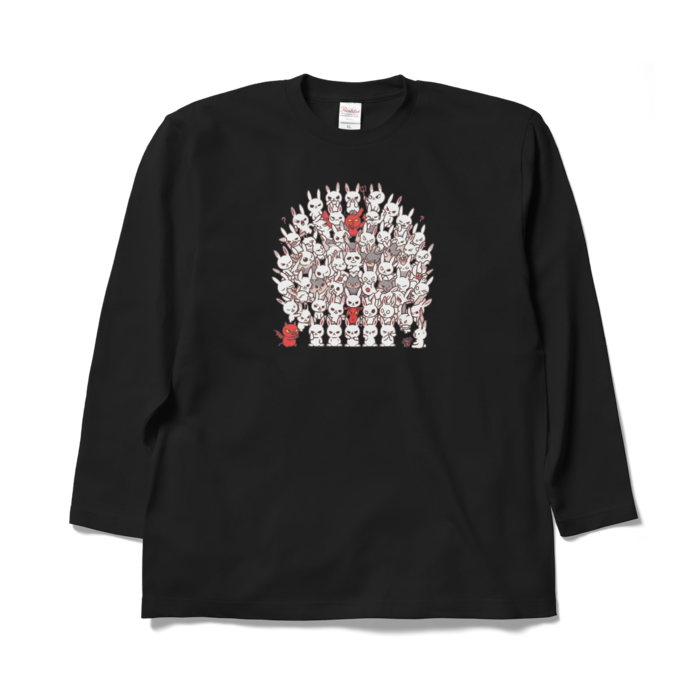 ロングスリーブTシャツ - XL - ブラック
