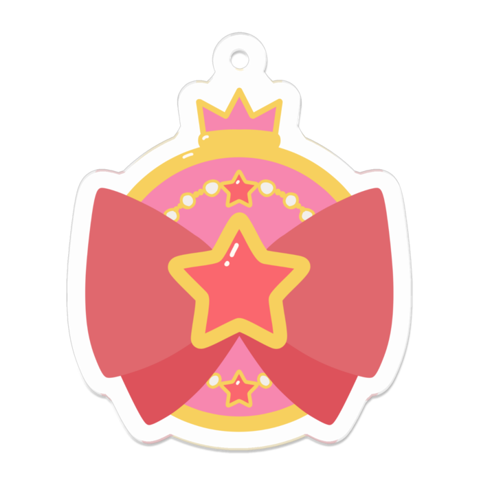 アクリルキーホルダー - 50 x 50 (mm)