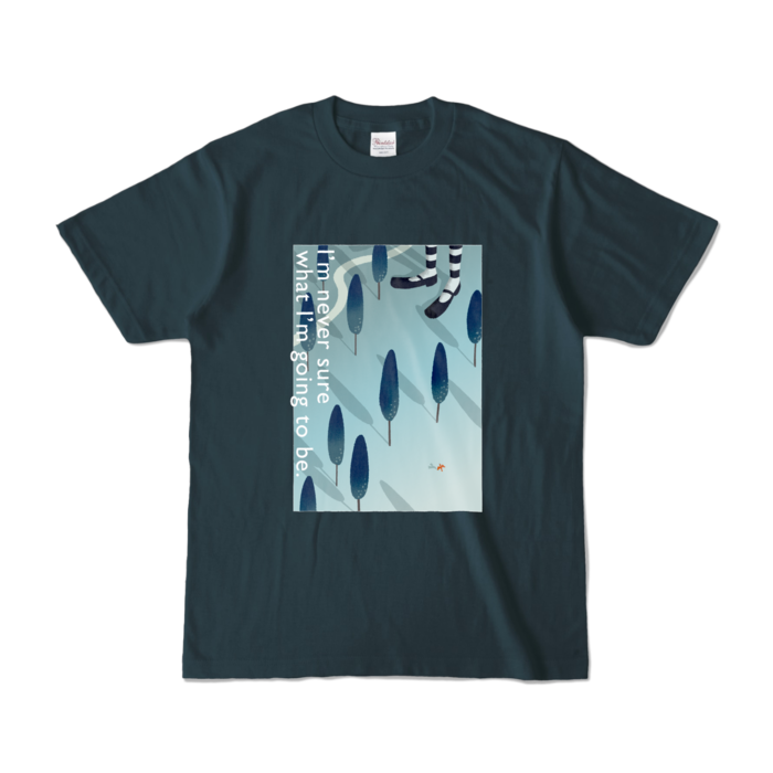 カラーTシャツ - S - デニム (濃色)