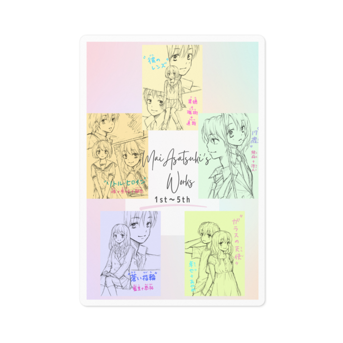 ステッカー - 100 x 100 (mm)