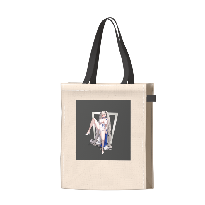 ツートンカラーバッグ - ブラック - W34 × H41 × D14cm