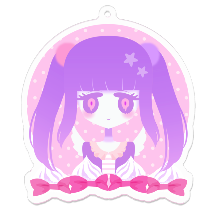 アクリルキーホルダー - 70 x 70 (mm)