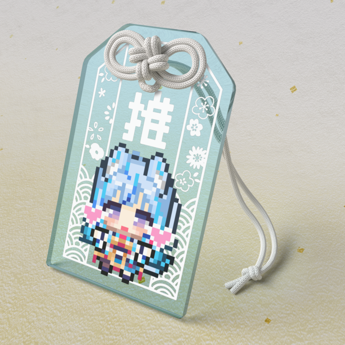 アクリルお守り - 50 × 80mm