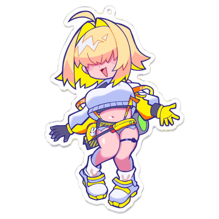 アクリルキーホルダー - 100 x 100 (mm)