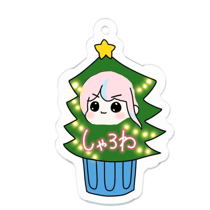 アクリルキーホルダー - 50 x 50 (mm)