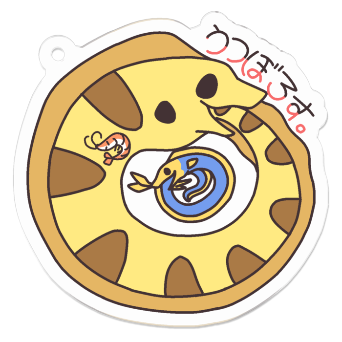 アクリルキーホルダー - 50 x 50 (mm)