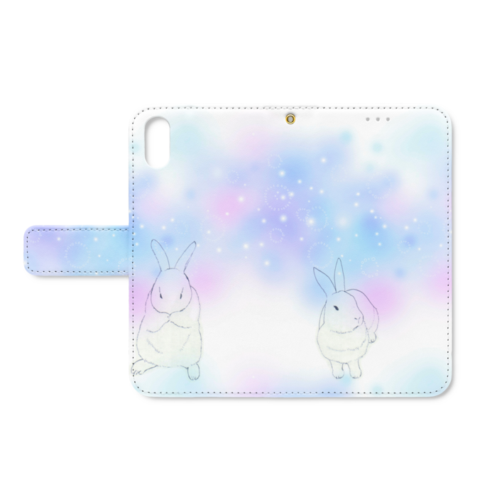 手帳型iPhoneケース - iPhone X - ストラップ穴 あり