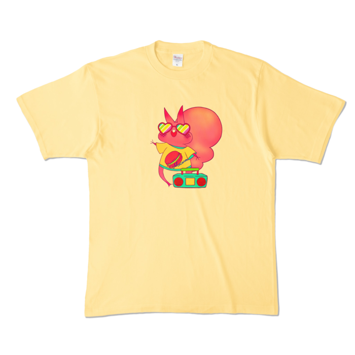カラーTシャツ - XL - ライトイエロー (淡色)