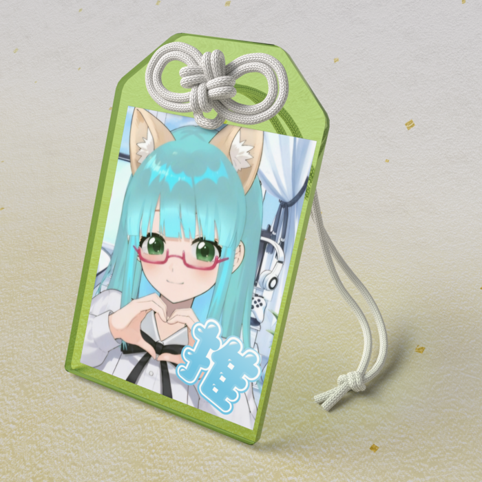 アクリルお守りB - 50 × 80mm