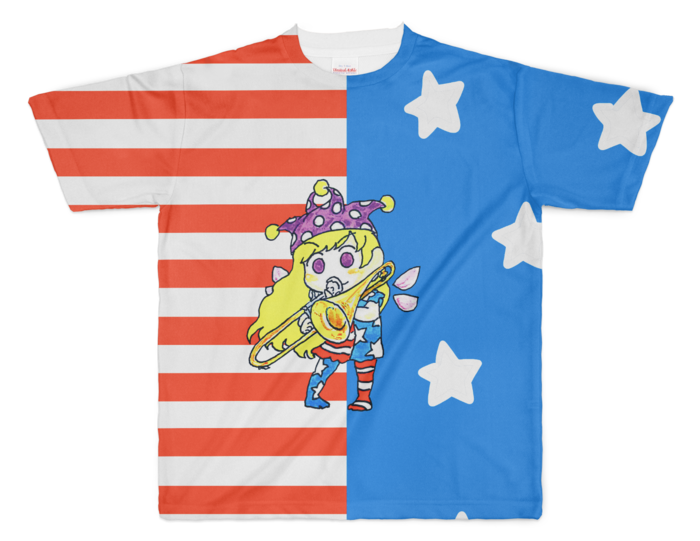 フルグラフィックTシャツ - XL - 両面印刷