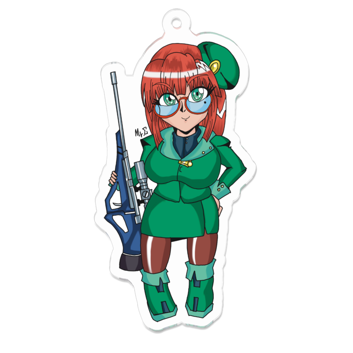 アクリルキーホルダー - 70 x 70 (mm)