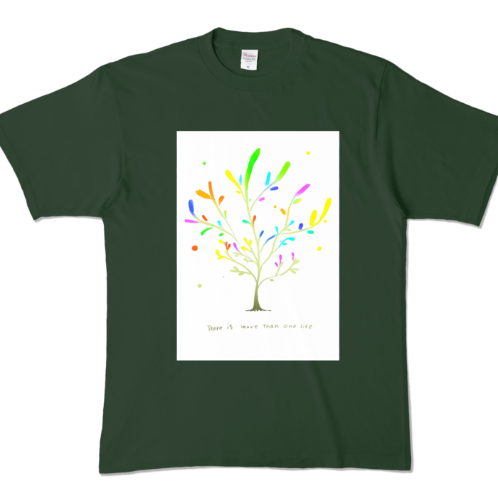 カラーTシャツ - XL - フォレスト (濃色)