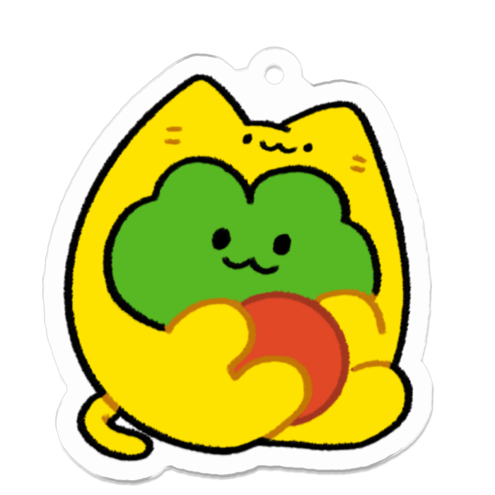 アクリルキーホルダー - 50 x 50 (mm)