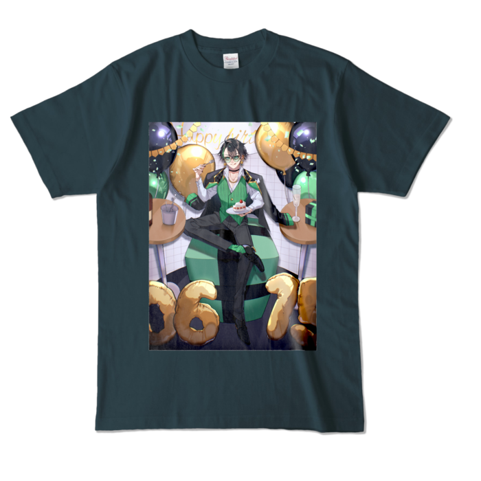 カラーTシャツ - L - デニム (濃色)