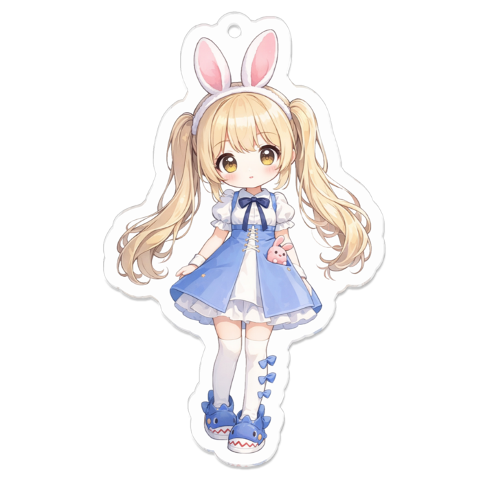 アクリルキーホルダー - 70 x 70 (mm)