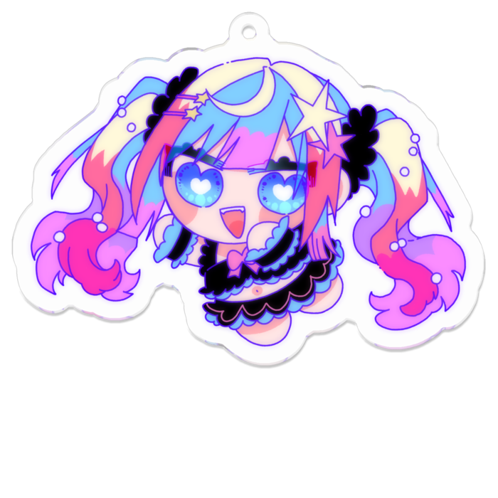 アクリルキーホルダー - 70 x 70 (mm)