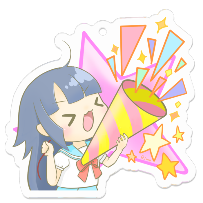 アクリルキーホルダー - 50 x 50 (mm)