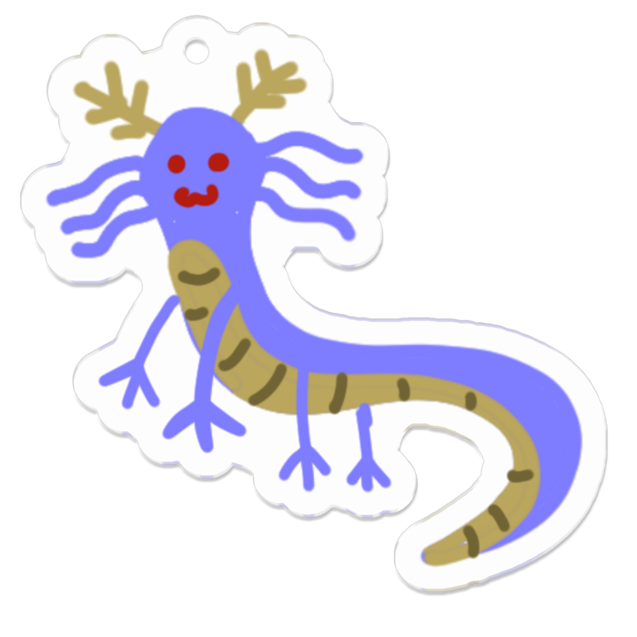 アクリルキーホルダー - 50 x 50 (mm)