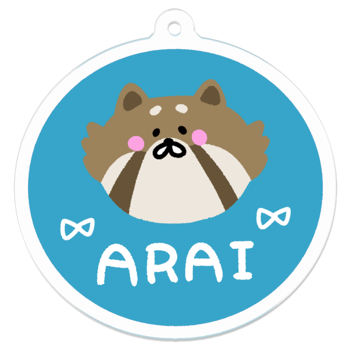 アクリルキーホルダー - 50 x 50 (mm)