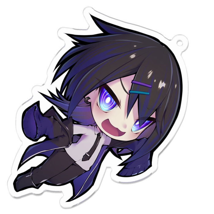 アクリルキーホルダー（コーティング） - 70 x 70 (mm)