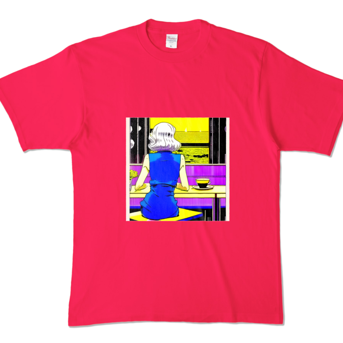 カラーTシャツ - XL - ホットピンク (濃色)